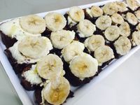 趴踢甜點：焦糖香蕉鮮奶油布朗尼