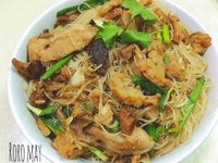 清冰箱料理-松阪豬肉炒米粉