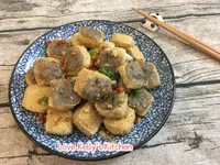 椒鹽魚肉釀豆卜