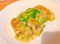 白醬高麗菜肉捲