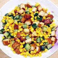 【厚生廚房】黃瓜玉米炒豆乾