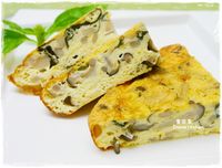 九層塔野菇烘蛋