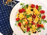 義式餃子佐香草烤番茄(餃子皮作法)