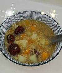 養生紅棗山藥小米粥