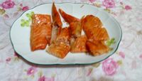 生煎鹽漬鮭魚肚肉