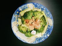 青花菜炒培根