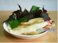 紫蘇醃嫩薑-懂得吃薑一輩子都健康啊!!