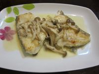 懶人妻的超簡單料理～「奶油蘑菇煎鱈魚」