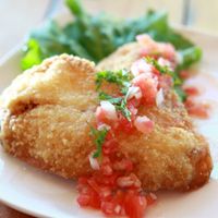 番茄莎莎香酥魚排