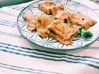 夏日超開胃★香煎蜜汁豆皮★