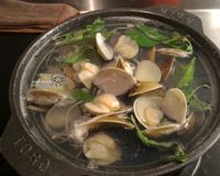 塔香蒜味蛤蜊湯
