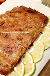 味噌蔥烤豬肋排