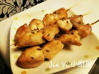 簡易の孜然雞肉串