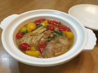 彩椒洋蔥雞肉煲