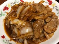 洋蔥炒豬肉