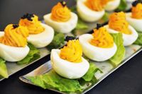 [奶蛋素] 魚子醬惡魔蛋