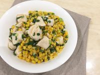 蔥爆玉米雞，高蛋白食譜（影片）