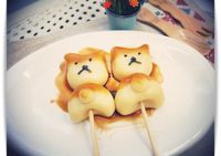 寶寶副食品「柴犬日式糰子」豆腐做的喔 ♪