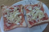 簡易土司PIZZA