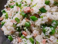 罐頭火腿四季豆炒飯
