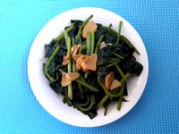 蒜炒地瓜葉
