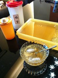 夏天誰最速配~~BINGO 蜂蜜檸檬愛玉啦