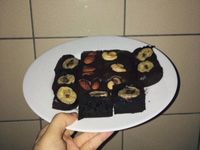 香蕉堅果布朗尼