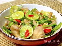 涼拌檸香辣鳳爪
