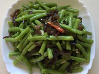 蒜油拌四季豆（冷熱皆美味）