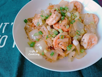 【家常菜】奶油洋蔥蝦