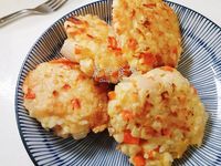 🍚隔夜飯大變身~剩飯雞肉煎餅🐔