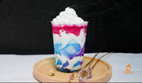 网红奶茶教程：蓝天白云奶茶的做法
