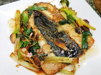 蔥燒虱目魚