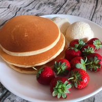好吃又好看的草莓Pancake