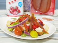 《草莓就愛鷹牌煉奶》烏魚子煉奶沙拉