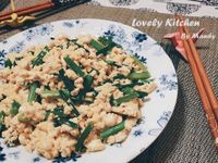 韭菜花板豆腐蛋【5分鐘】