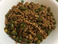 椒麻肉末四季豆