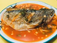 氣炸鍋 黃魚佐甜辣醬