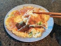 明太子蔥花煎蛋