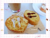 【早安~用法國麵包做法國吐司】