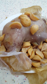 蒜頭高梁酒燜雞