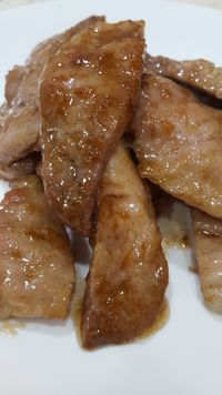 香甜厚煎烤肉片