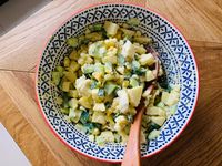 小黃瓜蘋果雞蛋沙拉