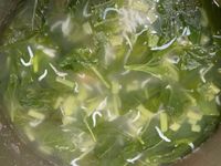 吻仔魚萈菜湯