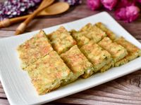 蛋香盛菜米飯煎餅