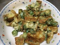 來做滑順美味的秋葵煎蛋