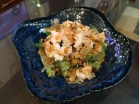 蝦仁秋葵拌胡麻