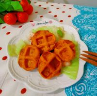 地瓜Q餅（鬆餅機料理）（低蛋白料理）