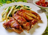 香蔥雞腿排
