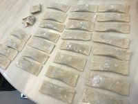 山藥豬肉餛飩煎餃～